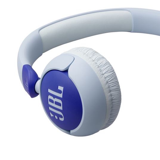JBL Junior 320 - Blue - Wired on-ear kids headphones - Detailshot 2